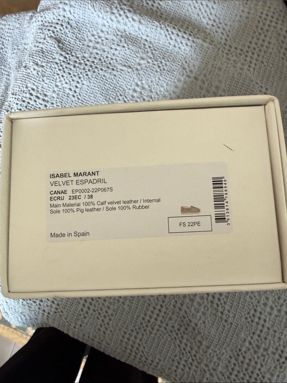 NIB Isabel Marant Espadrilles US SZ 7.5 - Picture 6 of 7